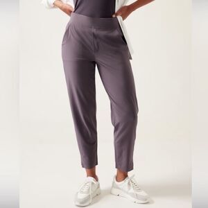 Athleta Brooklyn Ankle Pant Pantalon Cheville  (Purple) Size‎ 2 NWT